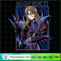Sigfried Dhube SVG, Asgard Bandai Seiya SVG, Cartoon SVG