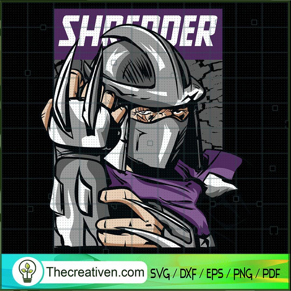 Shredder Art SVG, Evil Shredder Figura SVG, Shredder SVG 1 ShredderArt copy