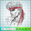 Ryu Art SVG, Street Fighter SVG, Punch Ryu SVG 3 Ryu copy