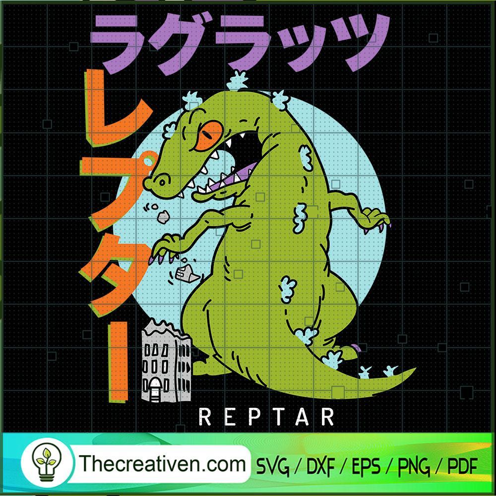 Reptar Game SVG, Rugrats SVG, Crocodile SVG 1 Reptar 2 copy