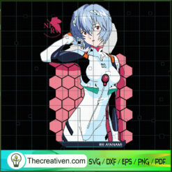 Rei Ayanami SVG, Neon Genesis Evangelion SVG, Evangelion Son SVG