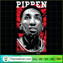 Pippen Basketball SVG, Scottie Pippen SVG, Chicago Bulls SVG
