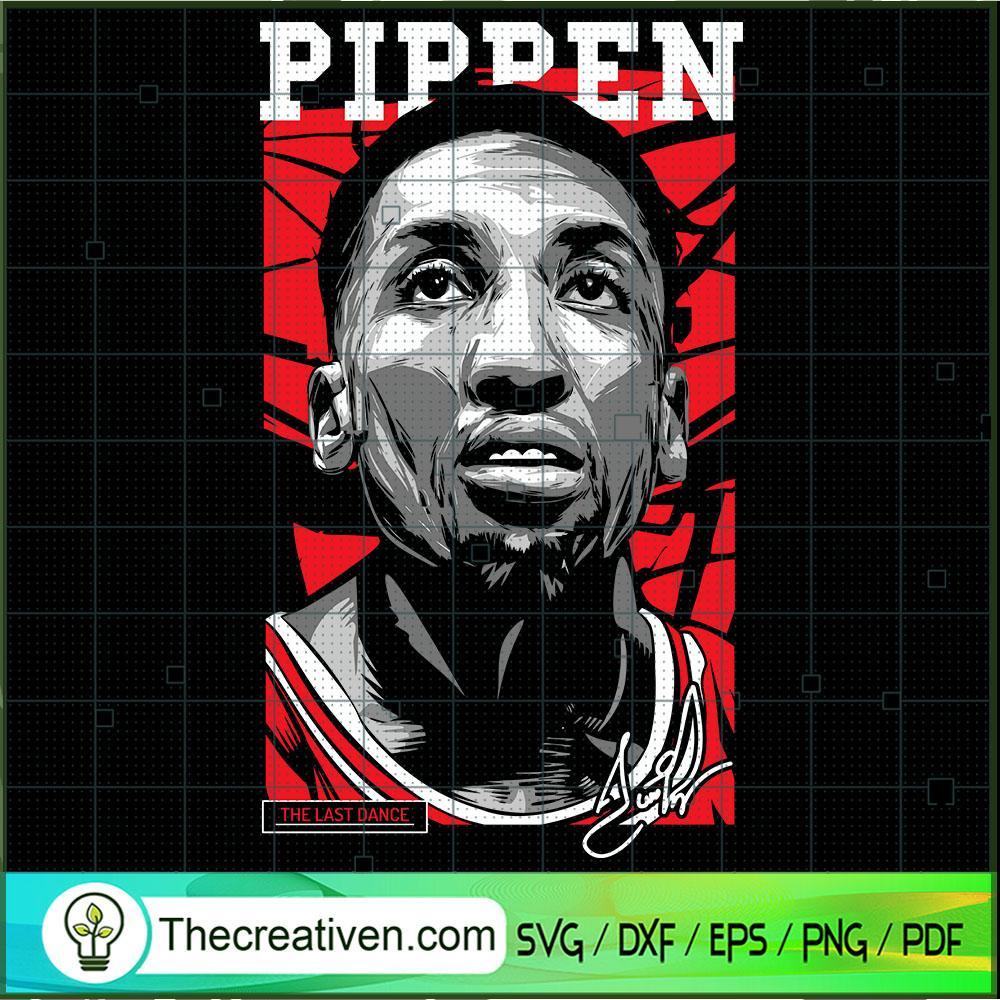 Pippen Basketball SVG, Scottie Pippen SVG, Chicago Bulls SVG 1 Pippen TLD copy