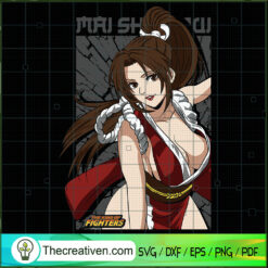 Mai Shiranui SVG, Fatal Fury SVG, The King of Fighters SVG