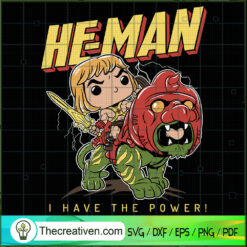 Heman I Have The Power! SVG, Heman SVG, Masters Of The Universe SVG