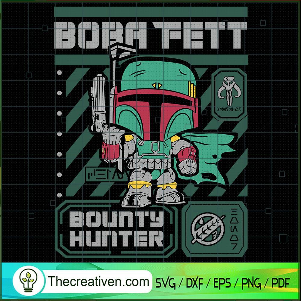 Funko Boba Feet SVG, The Mandalorian SVG, Star Wars SVG 1 FunkoBobaFett copy