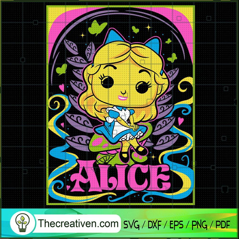 Funko Alice Neon SVG, Alice SVG, Disney SVG 1 Funko Alice Neon SVG, Alice SVG, Disney SVG