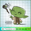 Funko Baby Yoda Selfie SVG, Baby Yoda SVG, Star Wars SVG 3 FUNKO YODA SELFIE copy