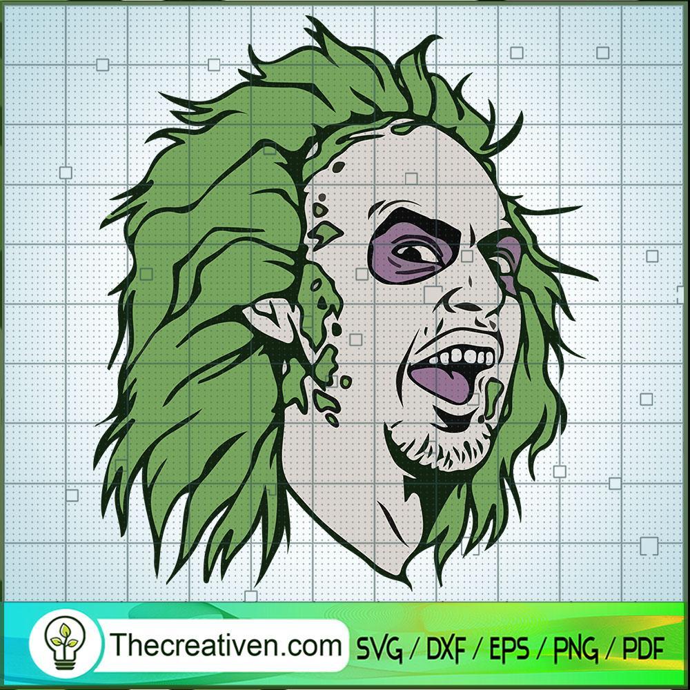 Colorful Face Beetlejuice SVG Cut File for Cricut & Silhouette 1 Colorful Face Beetlejuice SVG Cut File for Cricut & Silhouette