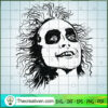 Crazy Face Beetlejuice SVG Cut File for Cricut & Silhouette 3 bj6 copy