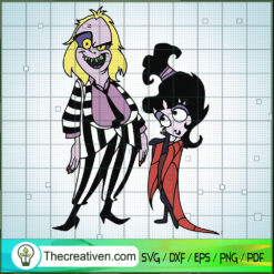 Beetlejuice Cartoon SVG Cut File for Cricut & Silhouette