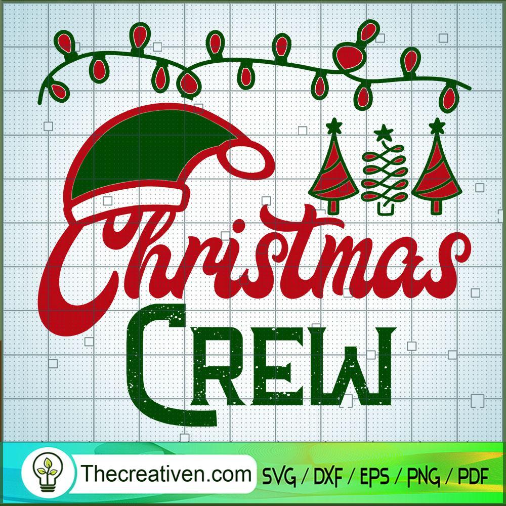 Christmas Crew SVG Cut File for Cricut & Silhouette Design 40104 1 Christmas Crew SVG Cut File for Cricut & Silhouette Design 40104