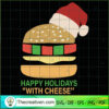 Happy Holidays with Cheese SVG Cut File for Cricut & Silhouette 2 56 copy 2