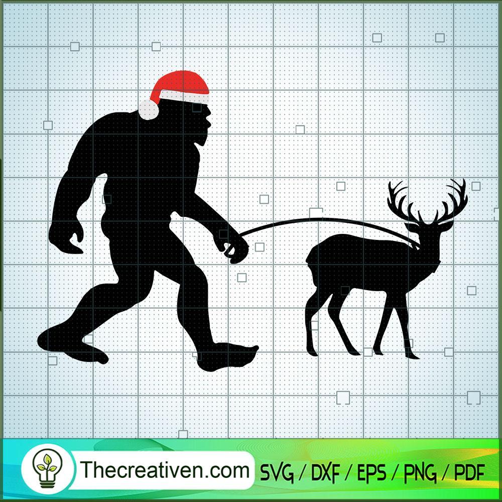 Bigfoot Funny Christmas SVG Cut File for Cricut & Silhouette 1 Bigfoot Funny Christmas SVG Cut File for Cricut & Silhouette