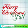 Merry Christmas Y’all SVG Cut File for Cricut & Silhouette 2 48 copy 3