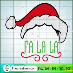 Fa La La Christmas SVG Cut File for Cricut & Silhouette