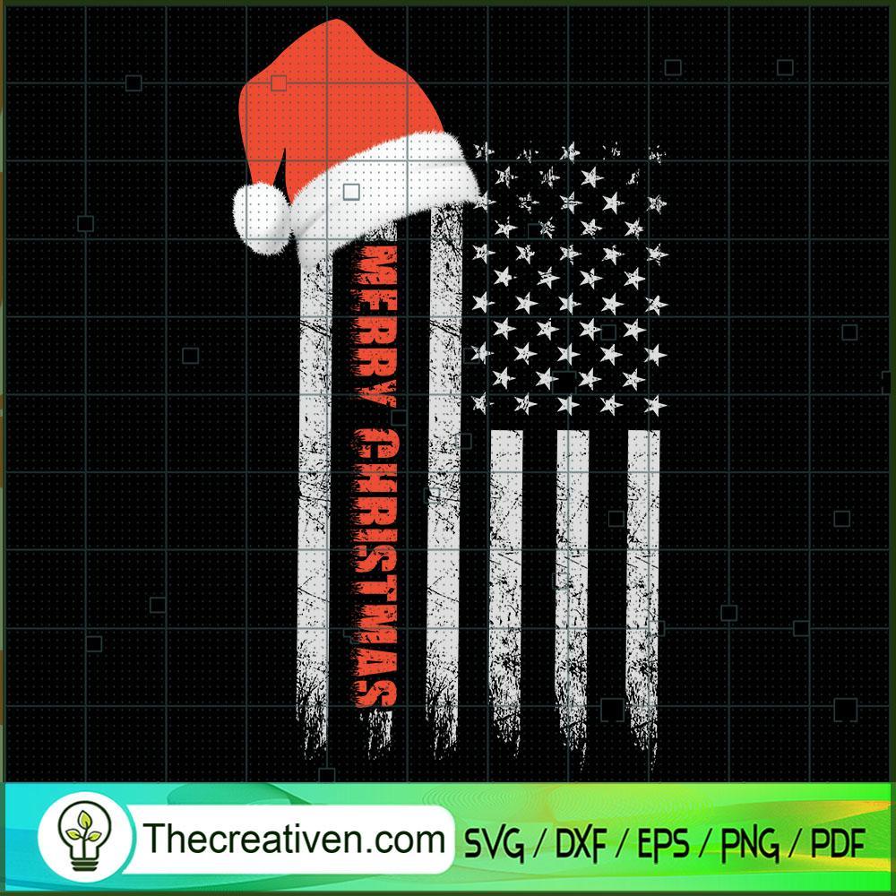 Christmas Usa Flag SVG Cut File for Cricut & Silhouett Design 40033 1 Christmas Usa Flag SVG Cut File for Cricut & Silhouett Design 40033