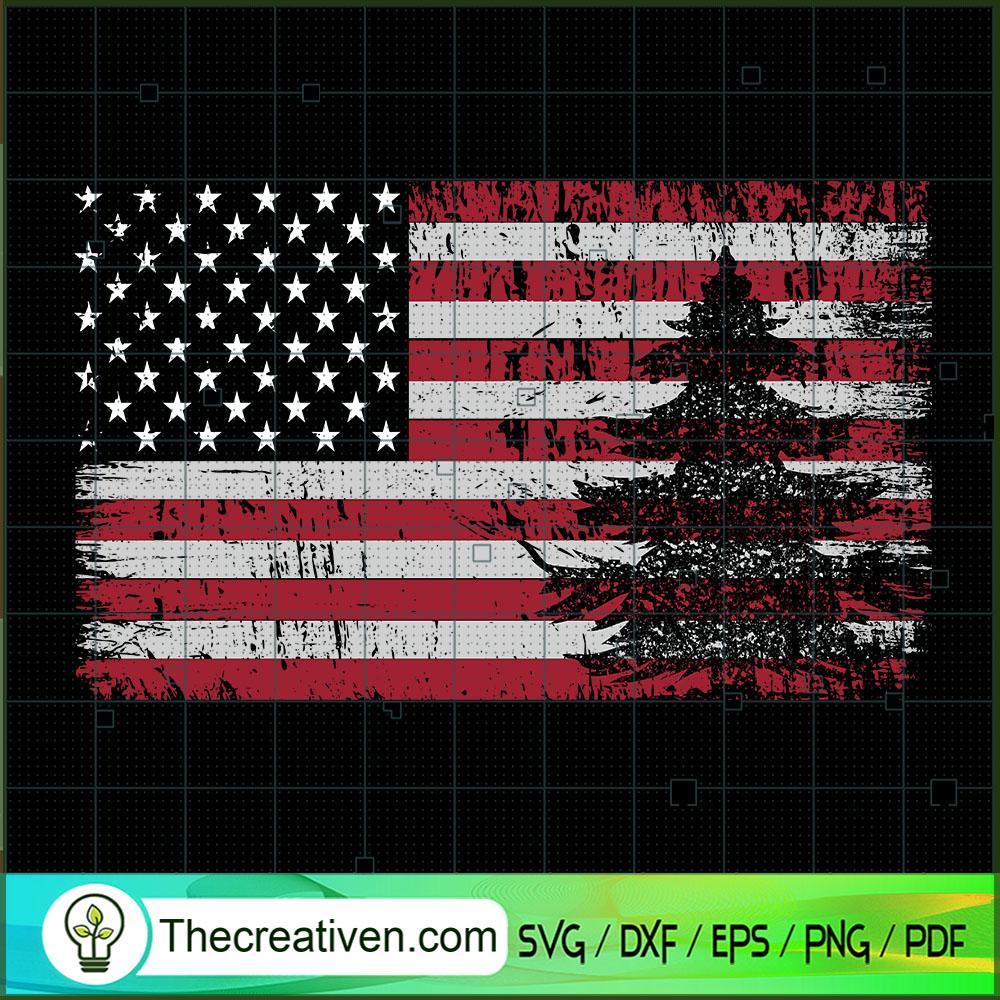 Christmas Usa Flag SVG Cut File for Cricut & Silhouett Design 40032 1 Christmas Usa Flag SVG Cut File for Cricut & Silhouett Design 40032