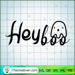 Hey Boo Halloween Design SVG, Halloween Scary SVG, Halloween SVG