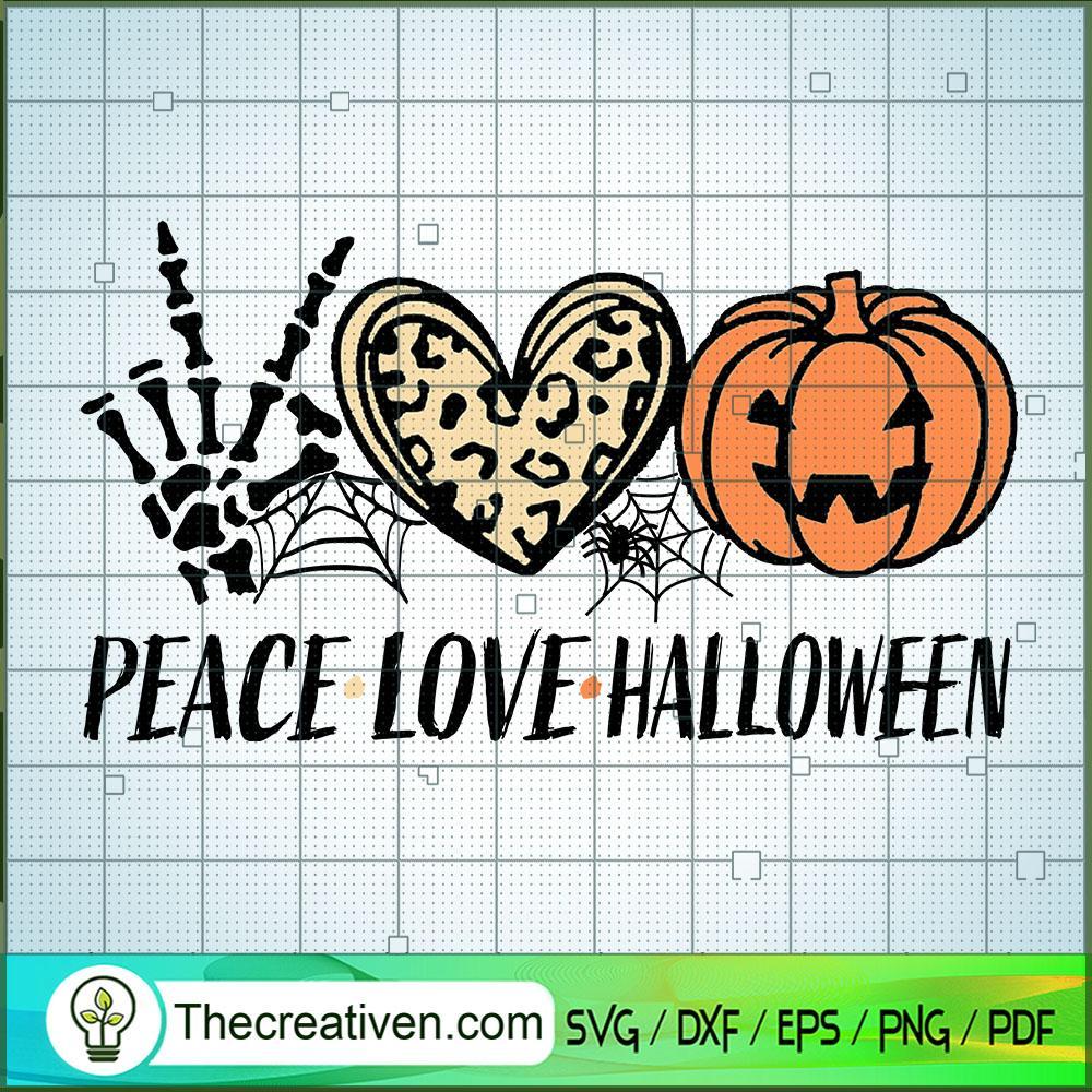 Peace Love Halloween SVG, Halloween Scary SVG, Halloween SVG 1 Peace Love Halloween SVG, Halloween Scary SVG, Halloween SVG