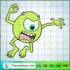 Mike Wazowski Scare Me SVG, Monster SVG, Walt Disney SVG 3 Monsters 08 PNG copy