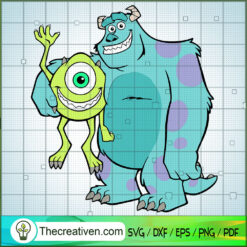 James Carry Me SVG, Monster SVG, Walt Disney SVG
