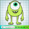 Mike Wazowski SVG, Monster SVG, Walt Disney SVG 3 Monsters 04 PNG copy