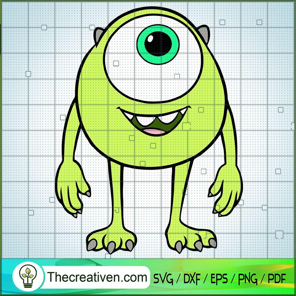 Mike Wazowski SVG, Monster SVG, Walt Disney SVG 1 Mike Wazowski SVG, Monster SVG, Walt Disney SVG
