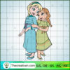 Sister Elsa And Anna SVG Cut File for Cricut & Silhouette 2 Frozen 03 PNG copy