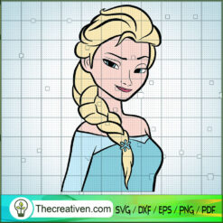 Elsa Frozen SVG Cut File for Cricut & Silhouette Design 39635