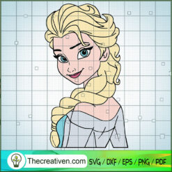 Elsa Princess SVG Cut File for Cricut & Silhouette