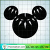 Mickey Head Black Panther SVG Cut File for Cricut & Silhouette 2 Black Panther 08 PNG copy