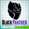Black Panther Head SVG Cut File for Cricut & Silhouette 2 Black Panther 02 PNG copy