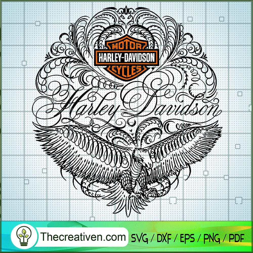 Pattern Logo Harley-Davidson SVG Cut File for Cricut & Silhouette 1 Pattern Logo Harley-Davidson SVG Cut File for Cricut & Silhouette