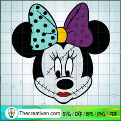 Horror Minnie SVG Cut File for Cricut & Silhouette
