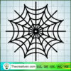 Spider Web Free SVG Cut File for Cricut & Silhouette