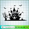 Haunted Free SVG Cut File for Cricut & Silhouette Design 39451 2 CASTLE 1 copy