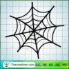 Spider Silk Free SVG Cut File for Cricut & Silhouette 2 halloween doodle 24 copy