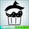 Witch Hat Cream Free SVG Cut File for Cricut & Silhouette 3 halloween doodle 22 copy