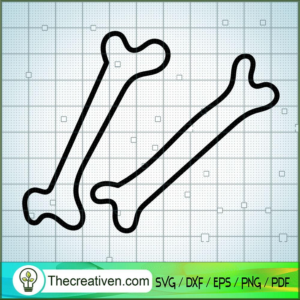 Two Bone Free SVG Cut File for Cricut & Silhouette 1 Two Bone Free SVG Cut File for Cricut & Silhouette