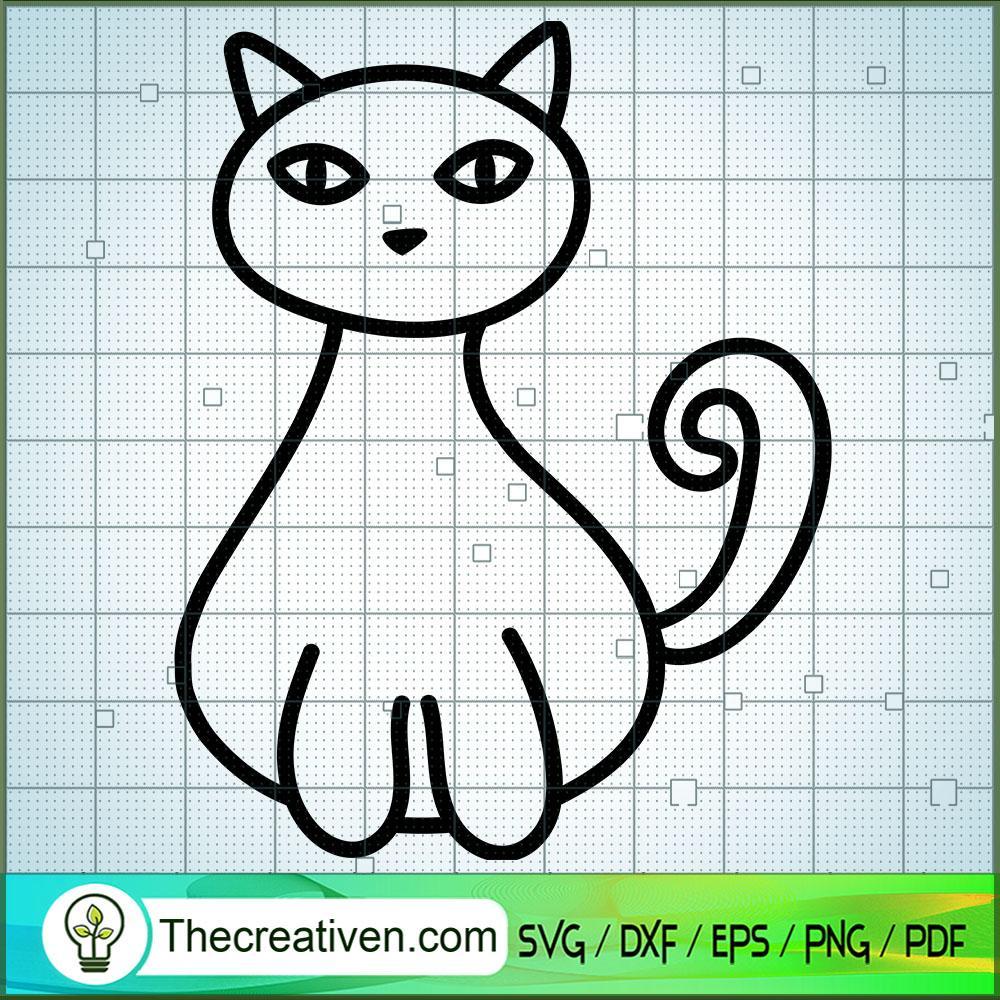 Cat Outline Free SVG Cut File for Cricut & Silhouette 1 Cat Outline Free SVG Cut File for Cricut & Silhouette