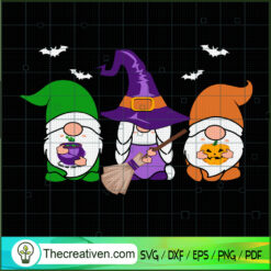 Halloween Gnomes Pumpkin Fal SVG Cut File for Cricut