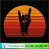 Retro Sunset Halloween Zombie Rock Hand SVG, Halloween Scary SVG, Halloween SVG 3 29 copy 3