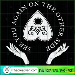 Ouija Board Spirit Ghost Wit SVG Cut File for Cricut
