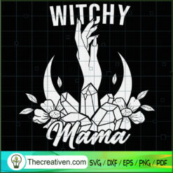 Witchy Mama 31 October Halloween SVG Cut File for Cricut & Silhouette