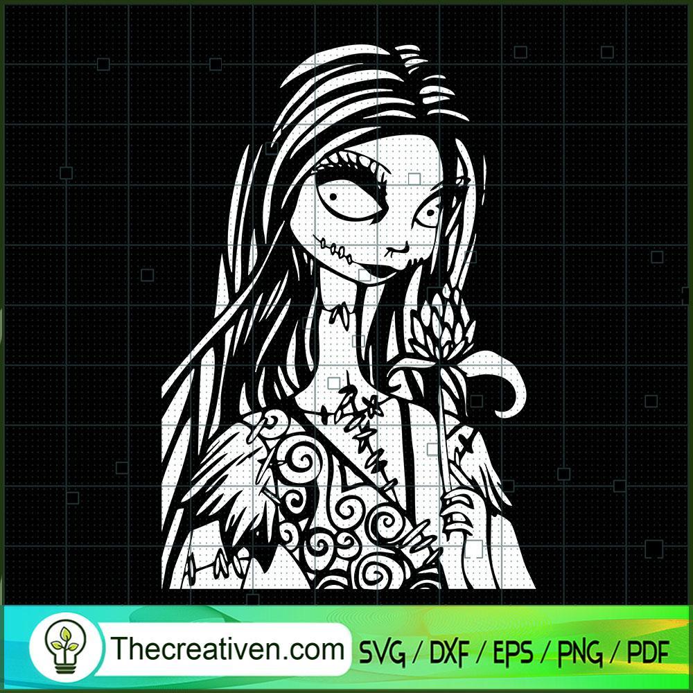 Sally Outline SVG Cut File for Cricut & Silhouette 1 Sally Outline SVG Cut File for Cricut & Silhouette