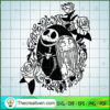 Jack And Sally In The Mirror SVG Cut File for Cricut & Silhouette 3 number 4 copy 8