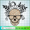 Leopard Pattern Skull SVG Cut File for Cricut & Silhouette 3 skull deesign number 8 copy