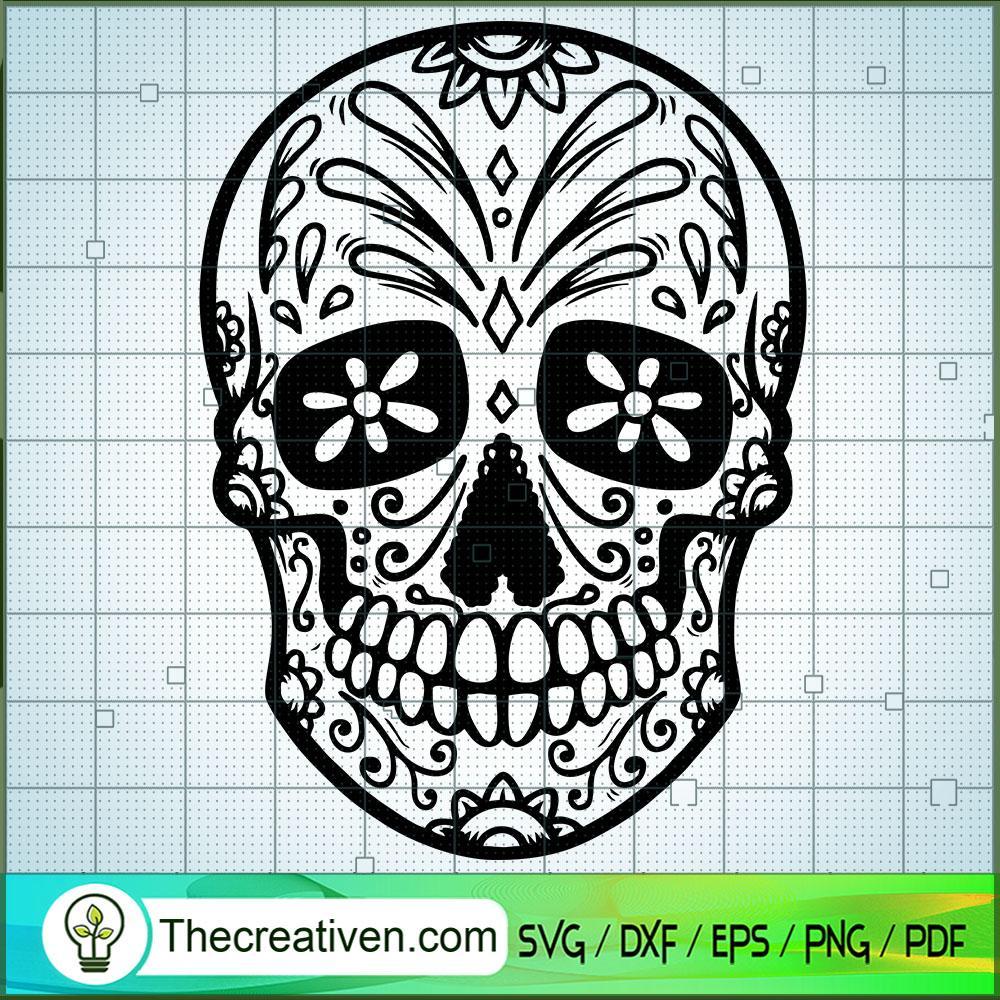 Pattern Skull SVG Cut File for Cricut & Silhouette Design 39006 1 Pattern Skull SVG Cut File for Cricut & Silhouette Design 39006