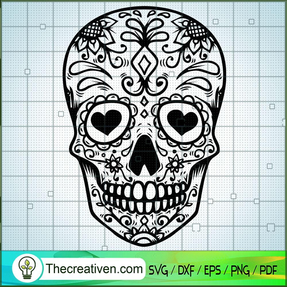 Pattern Skull SVG Cut File for Cricut & Silhouette Design 39003 1 Pattern Skull SVG Cut File for Cricut & Silhouette Design 39003